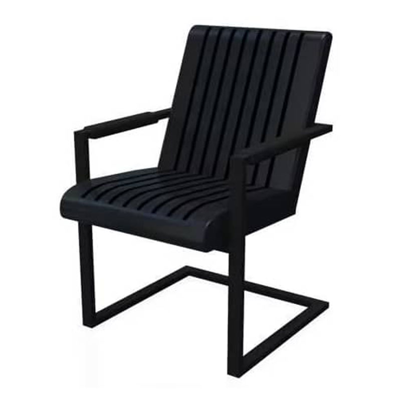 Scaun negru ergonomic pentru confort și eleganță